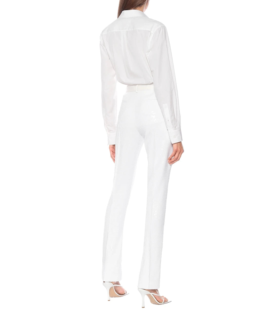 Peter Do - Sequined high-rise slim pants