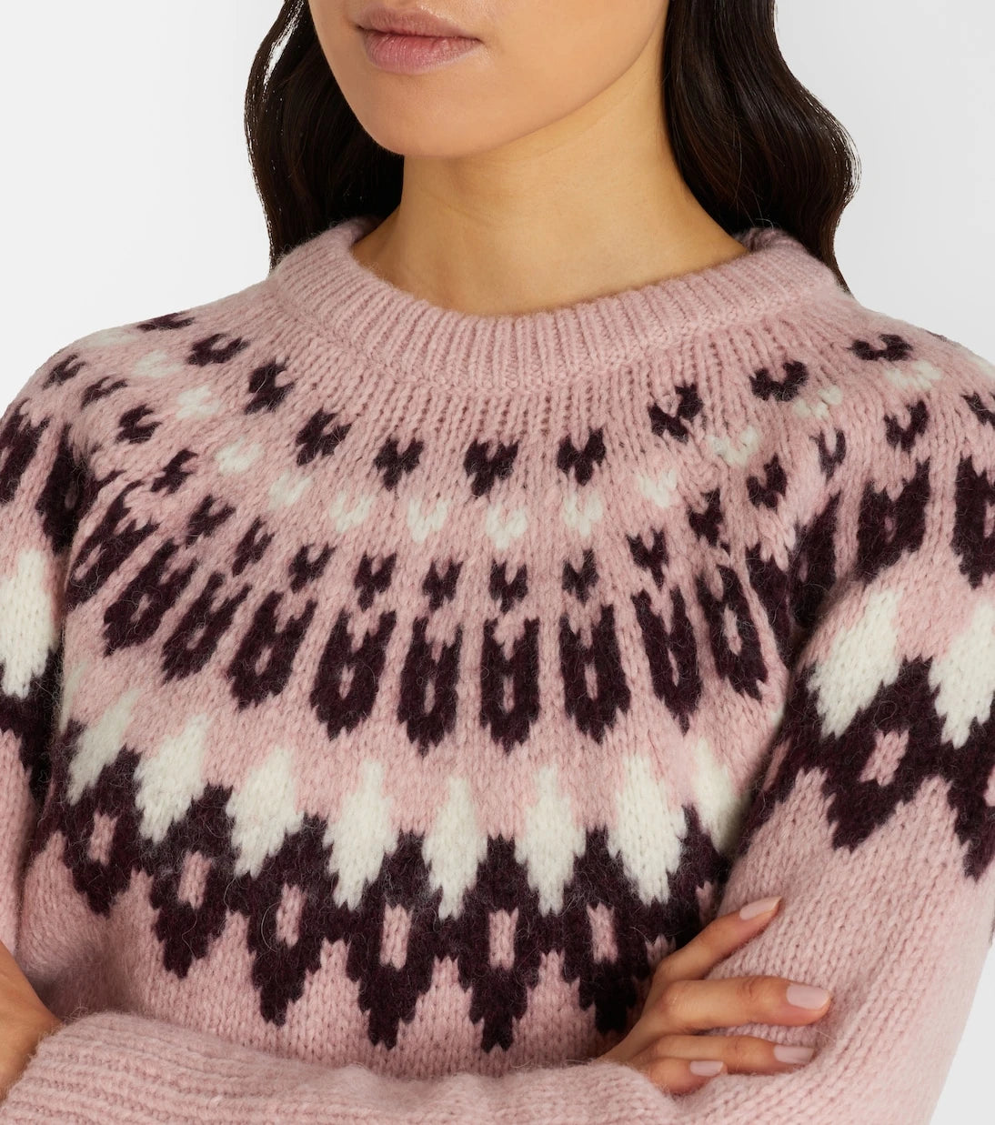 Veronica Beard - Anne Fair Isle wool-blend sweater
