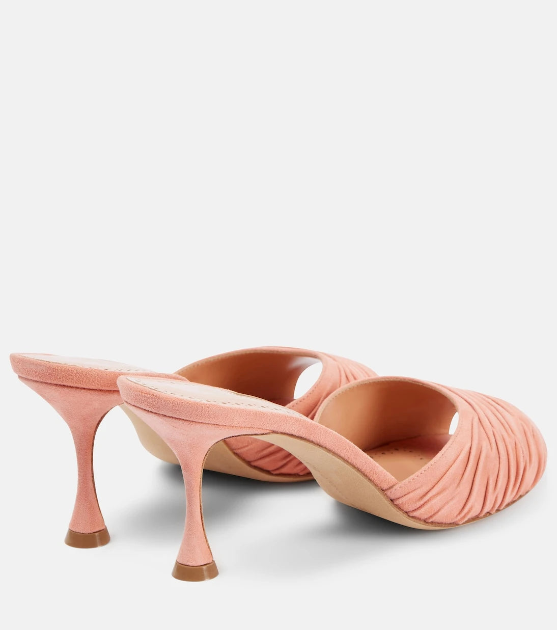 Manolo Blahnik - حذاء المول Pirua 70 من الشمواه