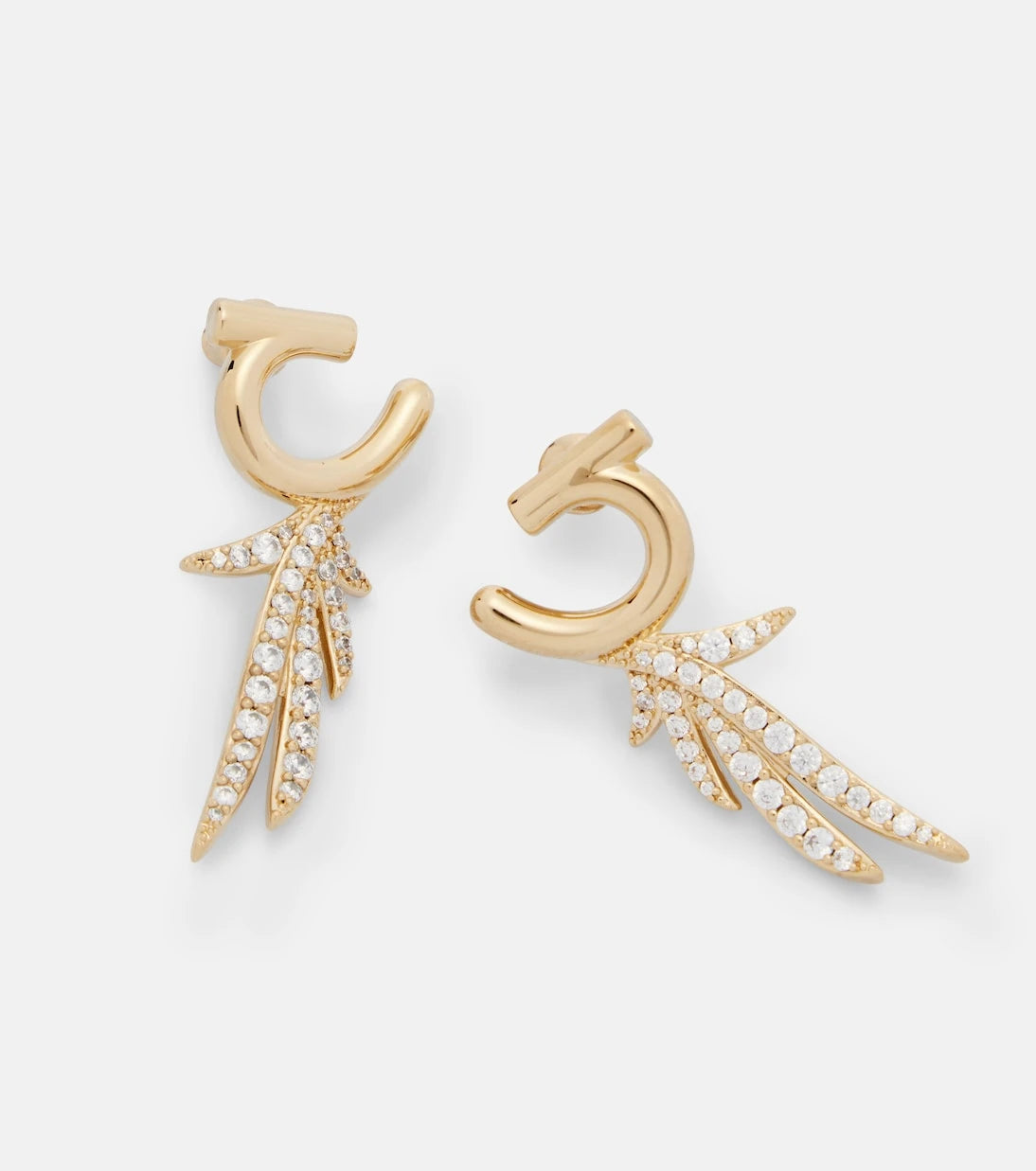 Ferragamo - Crystal-embellished earrings