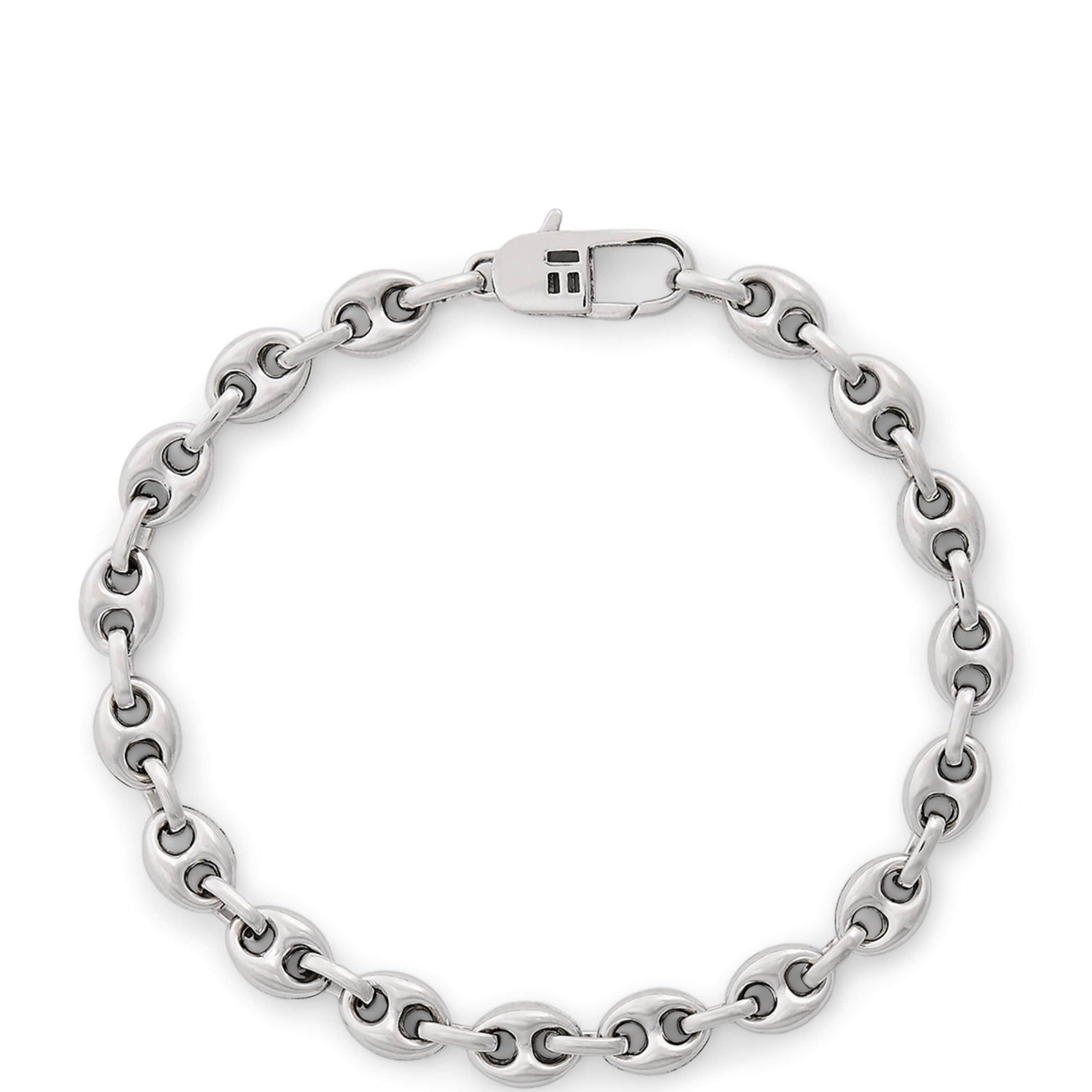 Sterling Silver Marine Link Chain Bracelet
