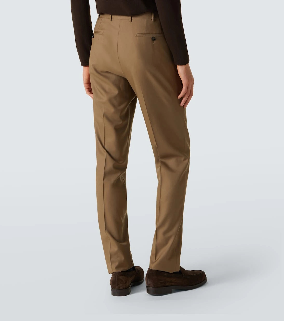 Zegna - Double-breasted wool twill suit