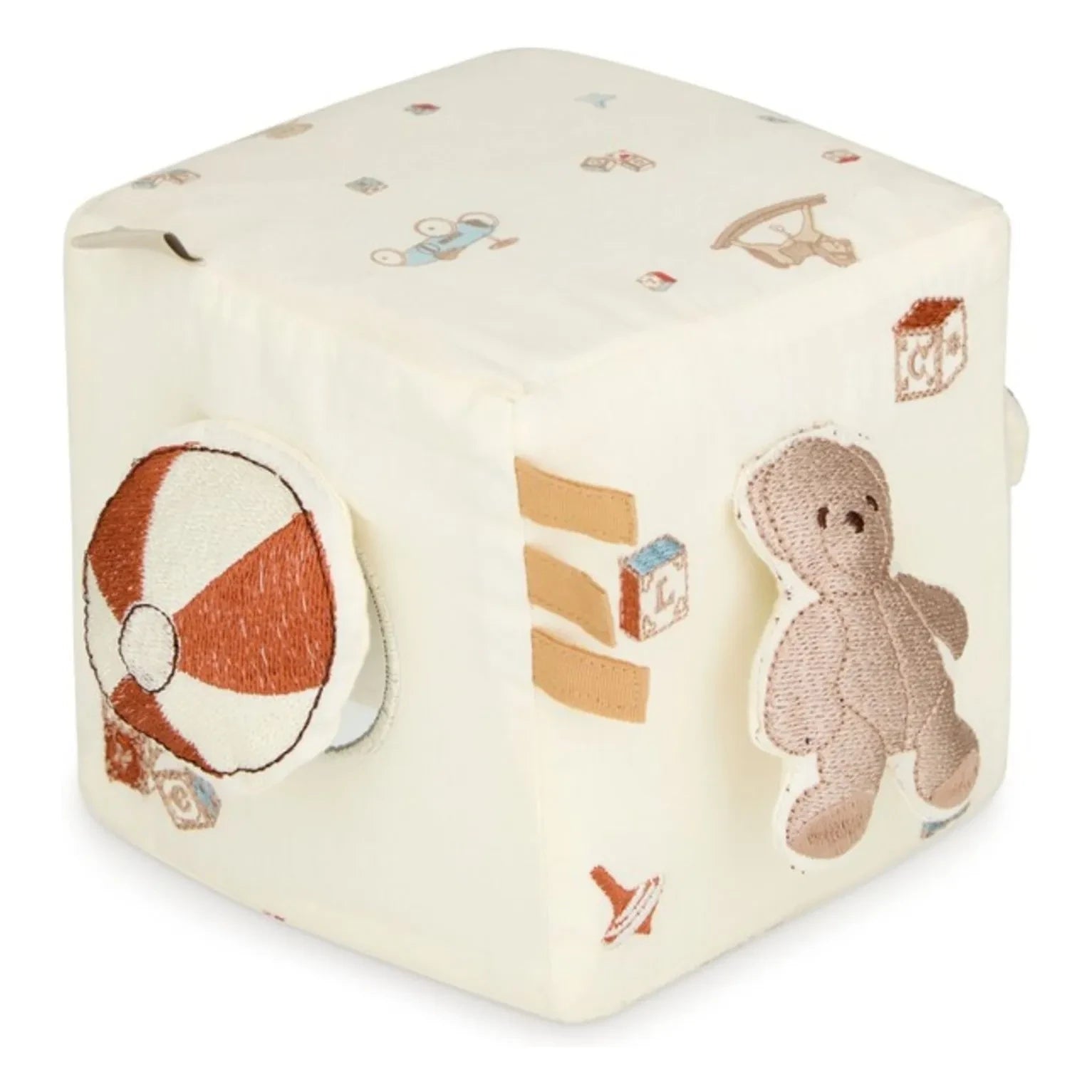 Cam Cam - Vintage Toys activity cube | Beige