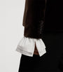 Ralph Lauren Collection Brown Cotton-Blend Velvet Parker Blazer
