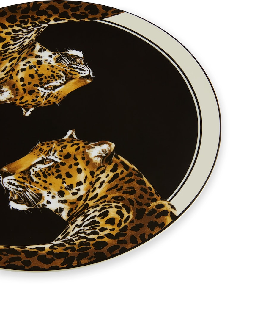 Dolce & Gabbana Casa Porcelain Leopard Round Serving Platter (40.5cm)