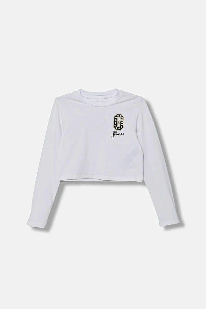 Детска блуза с дълги ръкави Guess