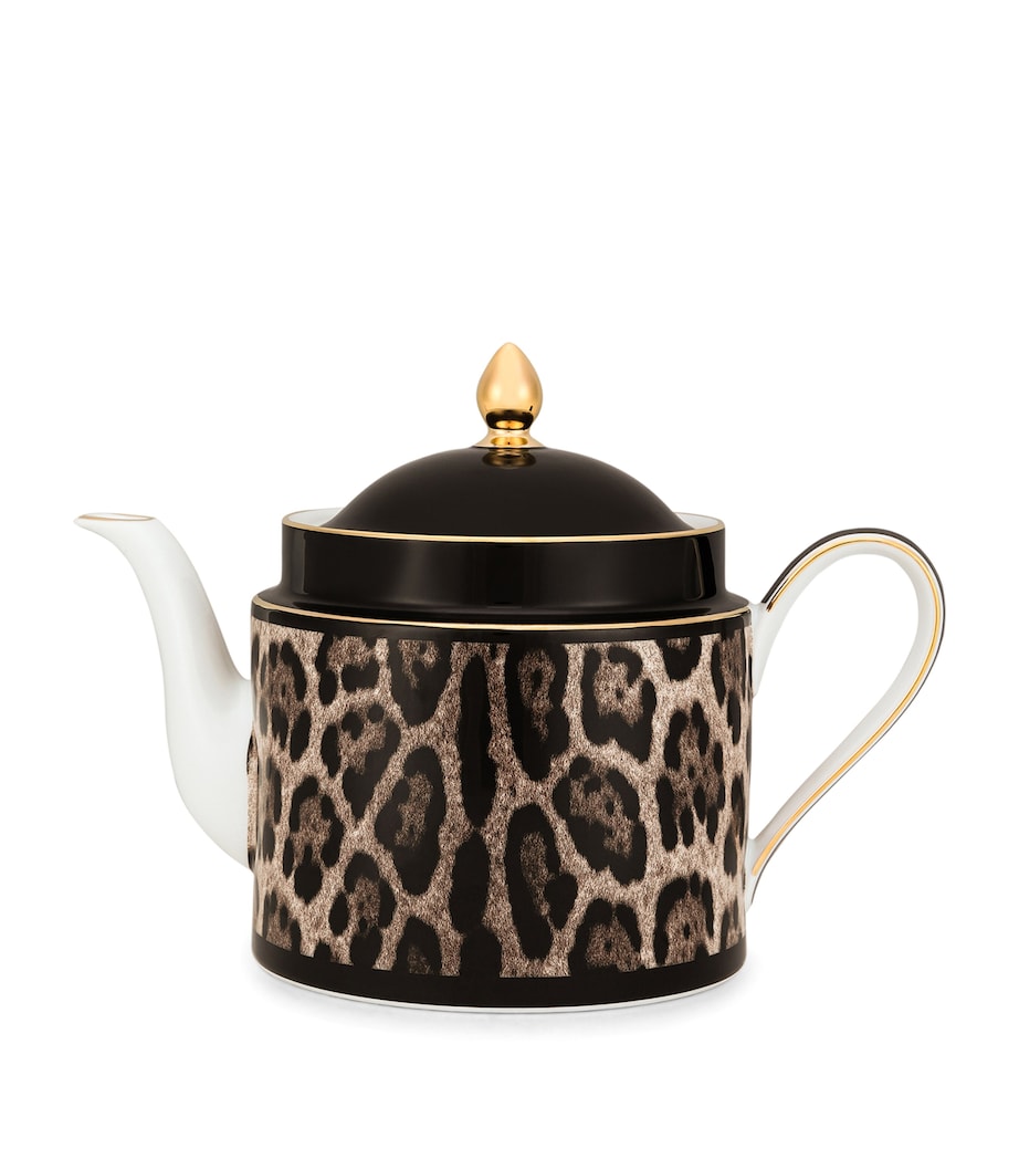 Dolce & Gabbana Casa Porcelain Leopardo Teapot