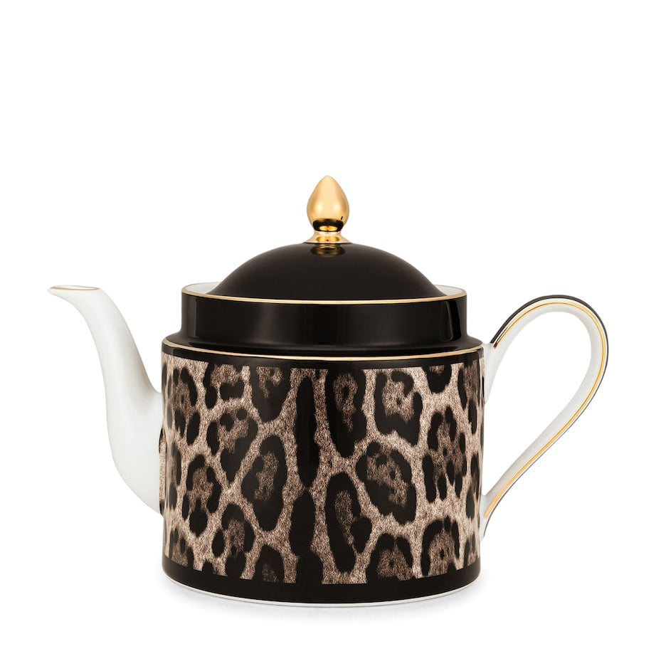 Dolce & Gabbana Casa Porcelain Leopardo Teapot