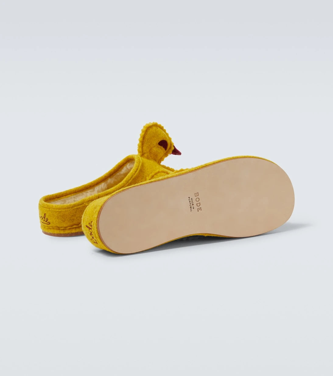 Bode - Wool-blend slippers