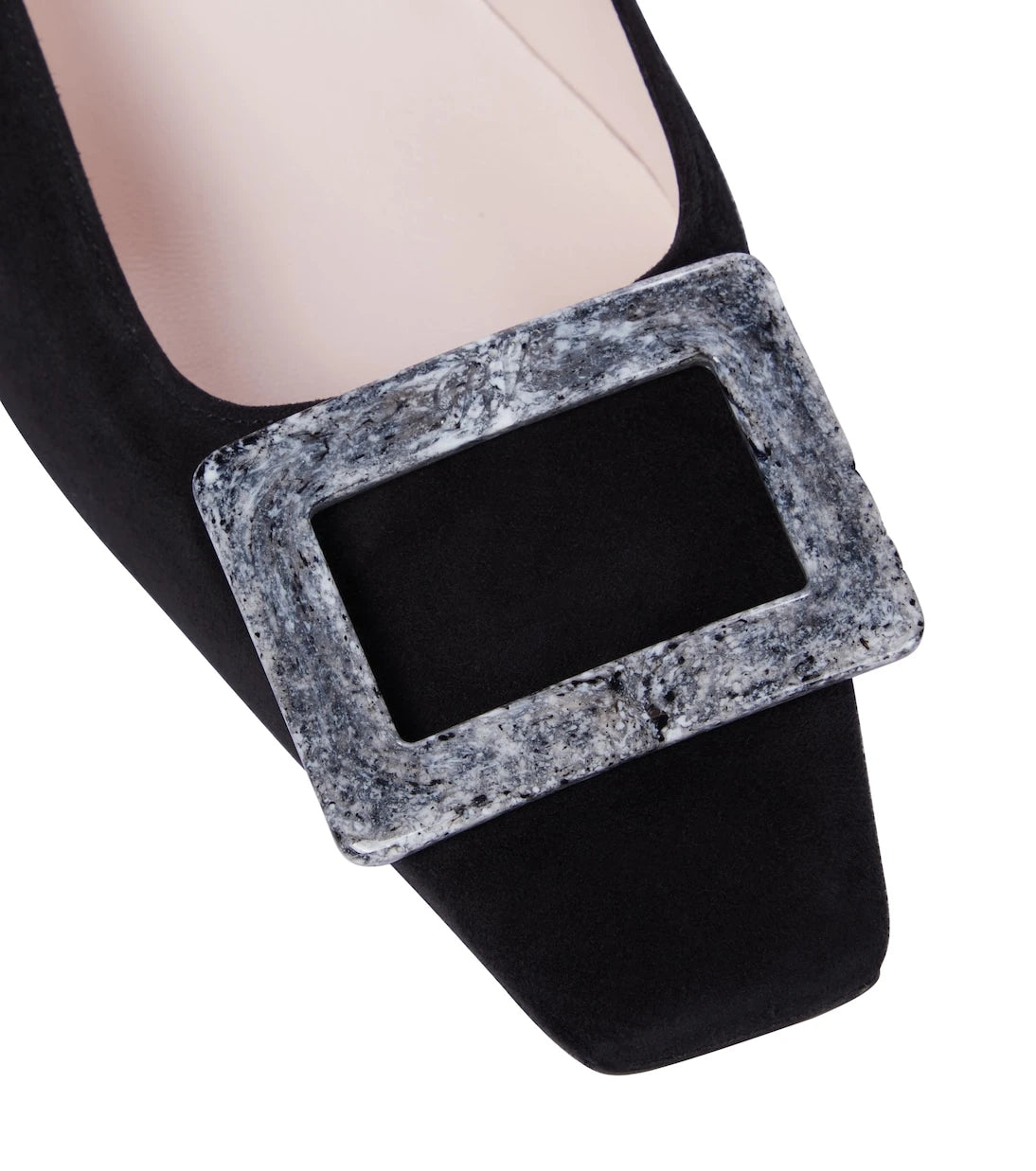 Roger Vivier - Belle Vivier 45 suede pumps