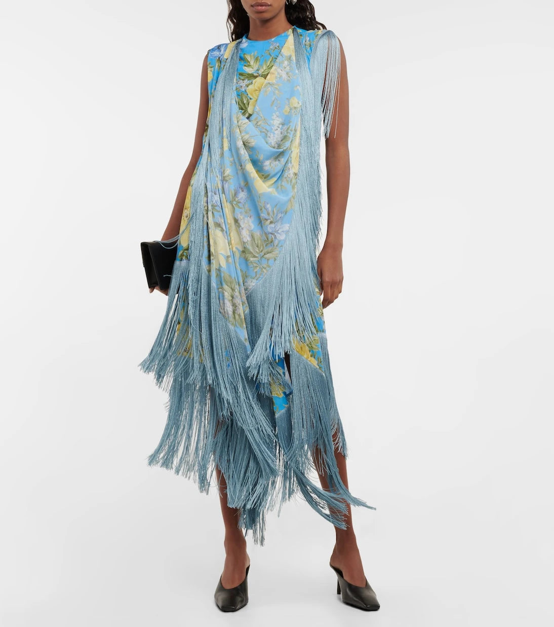 Acne Studios - فستان زهري مهدّب