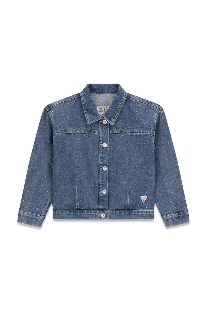 Guess çocuklar için denim geçiş ceketi