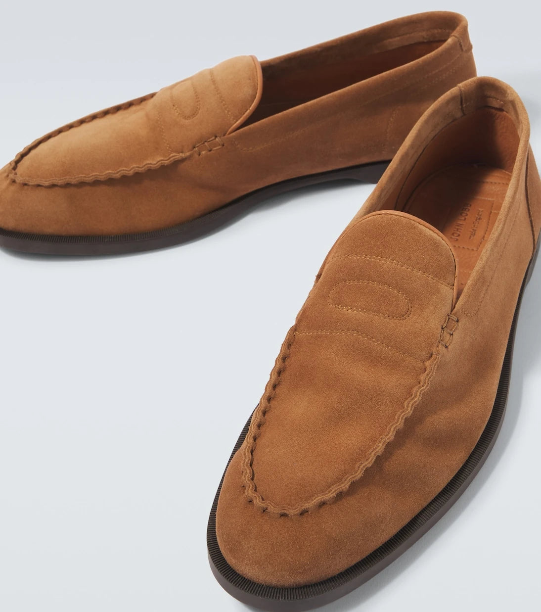 John Lobb - Pace suede loafers