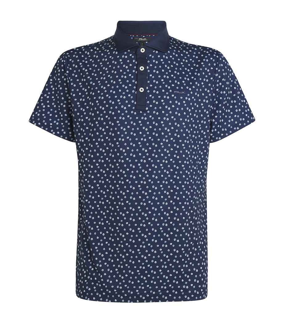 Printed Airflow Polo Shirt