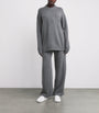 Skims Grey Oversized Cashmere Boyfriend Sweater