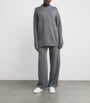 Skims Grey Oversized Cashmere Boyfriend Sweater