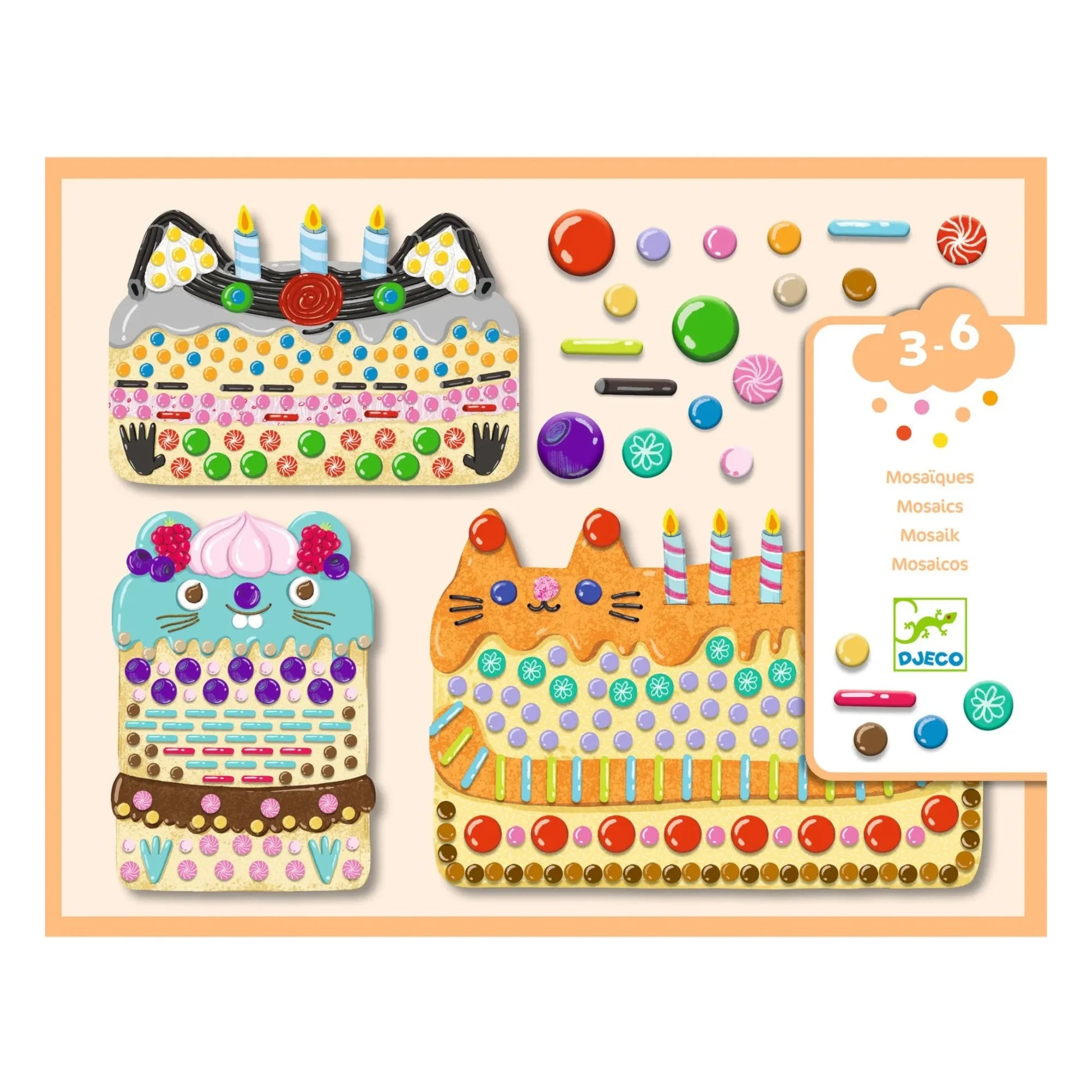 Djeco - Cakes and Bombecs collages