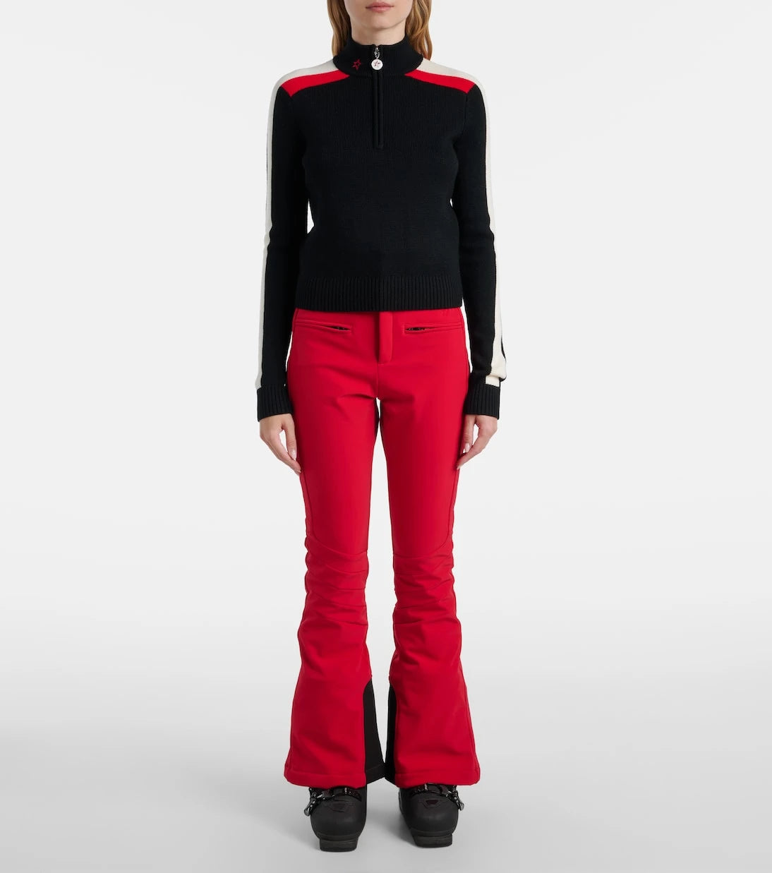 Perfect Moment - LA Tour wool half-zip sweater