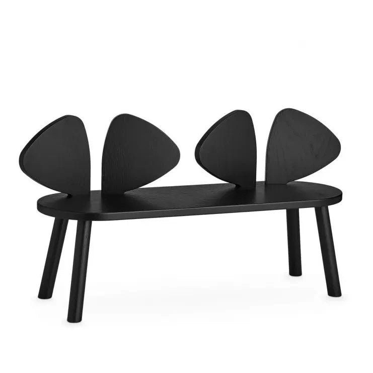 Nofred - Mouse bench in oak | Black