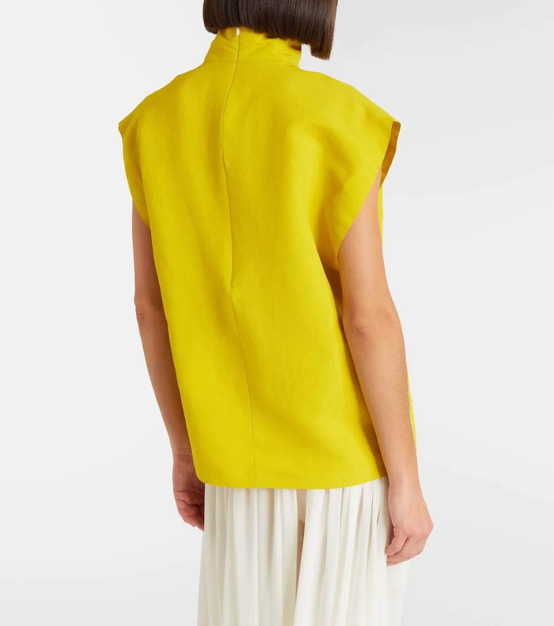 Alaïa - Poplin turtleneck top