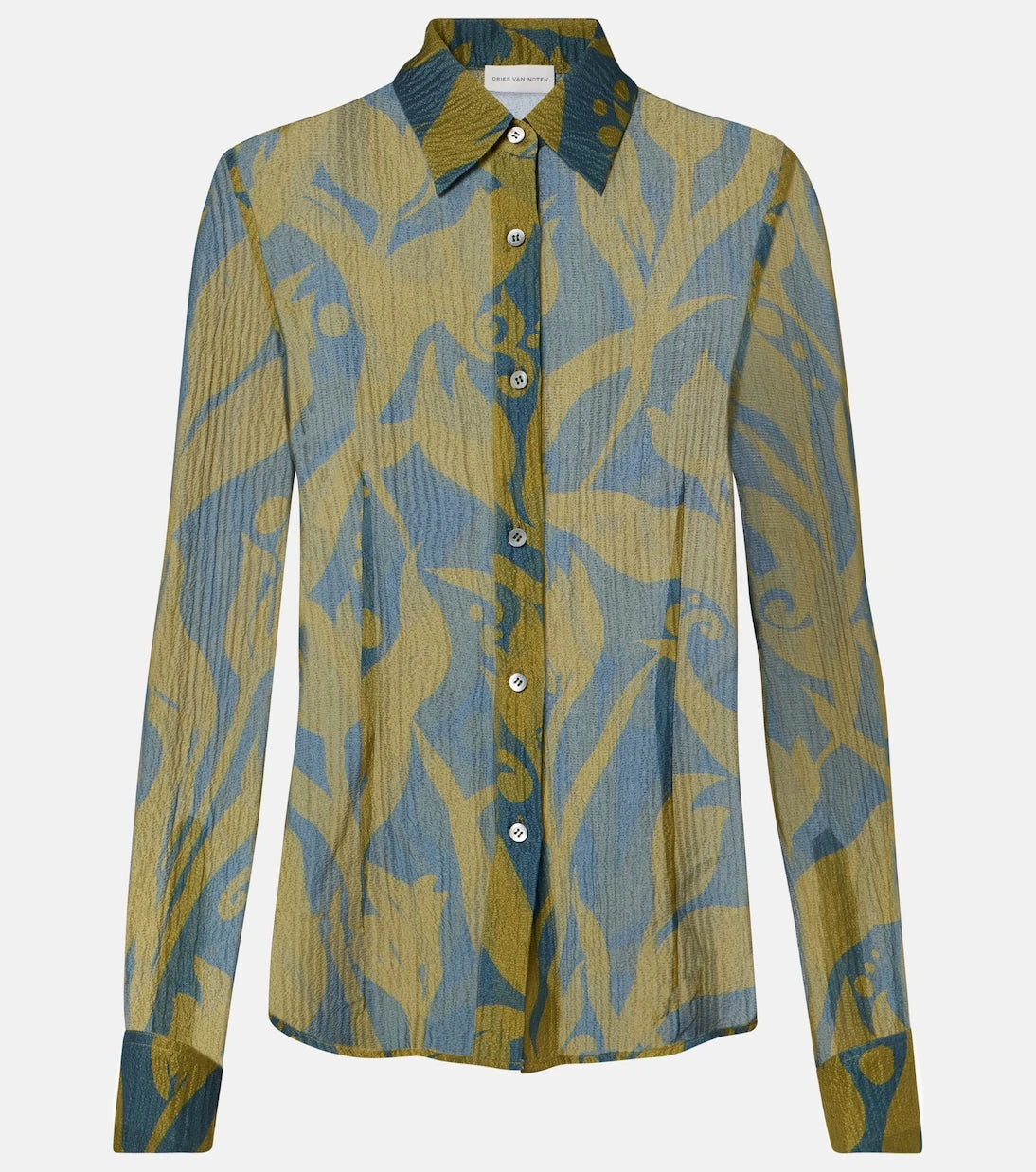 Dries Van Noten - Printed silk shirt