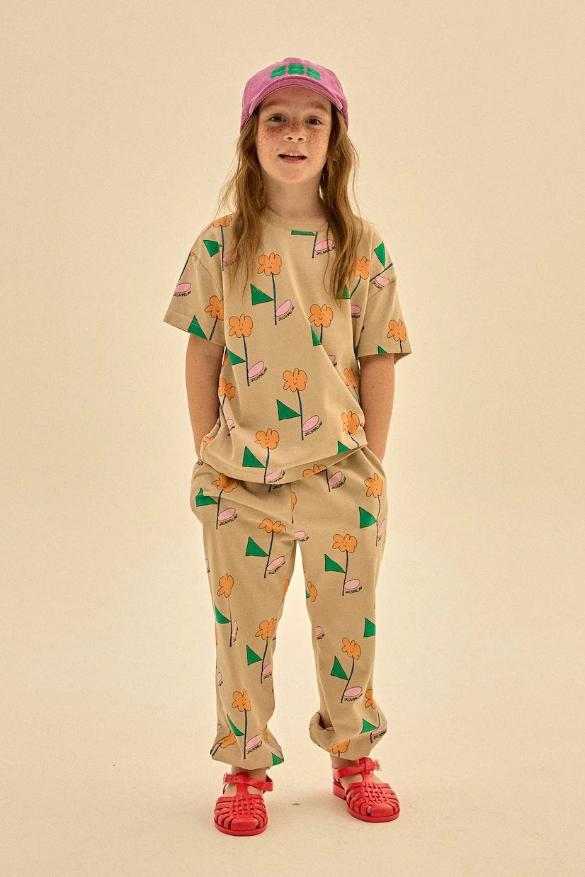 Jellymallow - Printed velour sweatpants