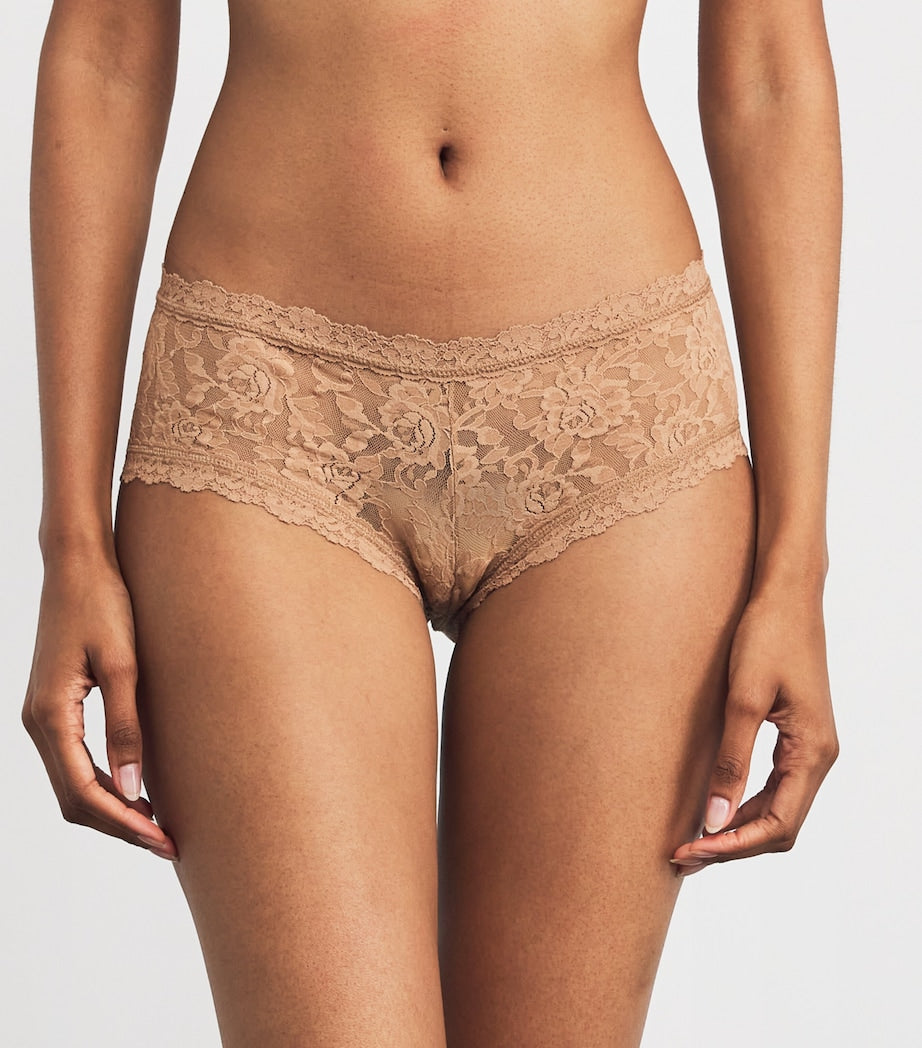 Hanky Panky Beige Signature Lace Boyshorts