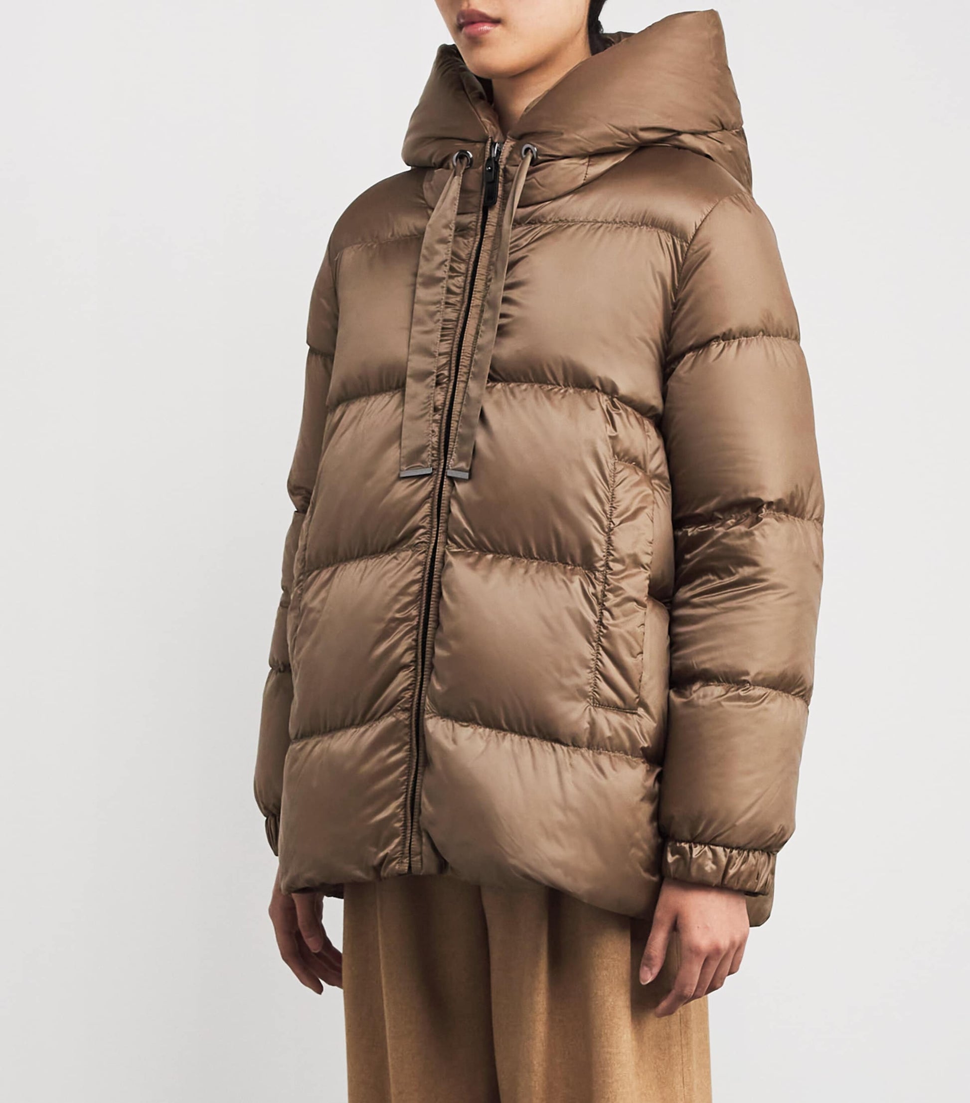 Max Mara Brown The Cube Quilted Jacket