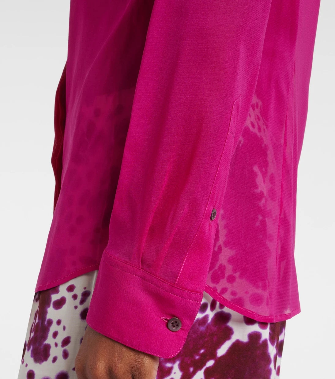 Dries Van Noten - Silk-blend shirt