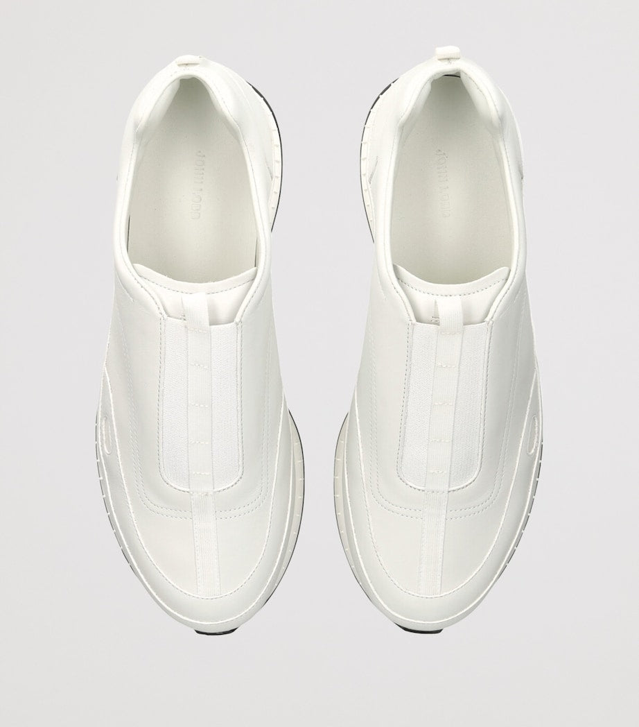 Leather Stream Elastic Sneakers