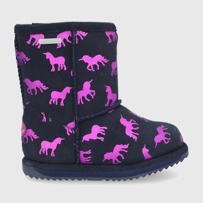 Emu Australia Rainbow Unicorn Brumby Çocuk Süet Bot