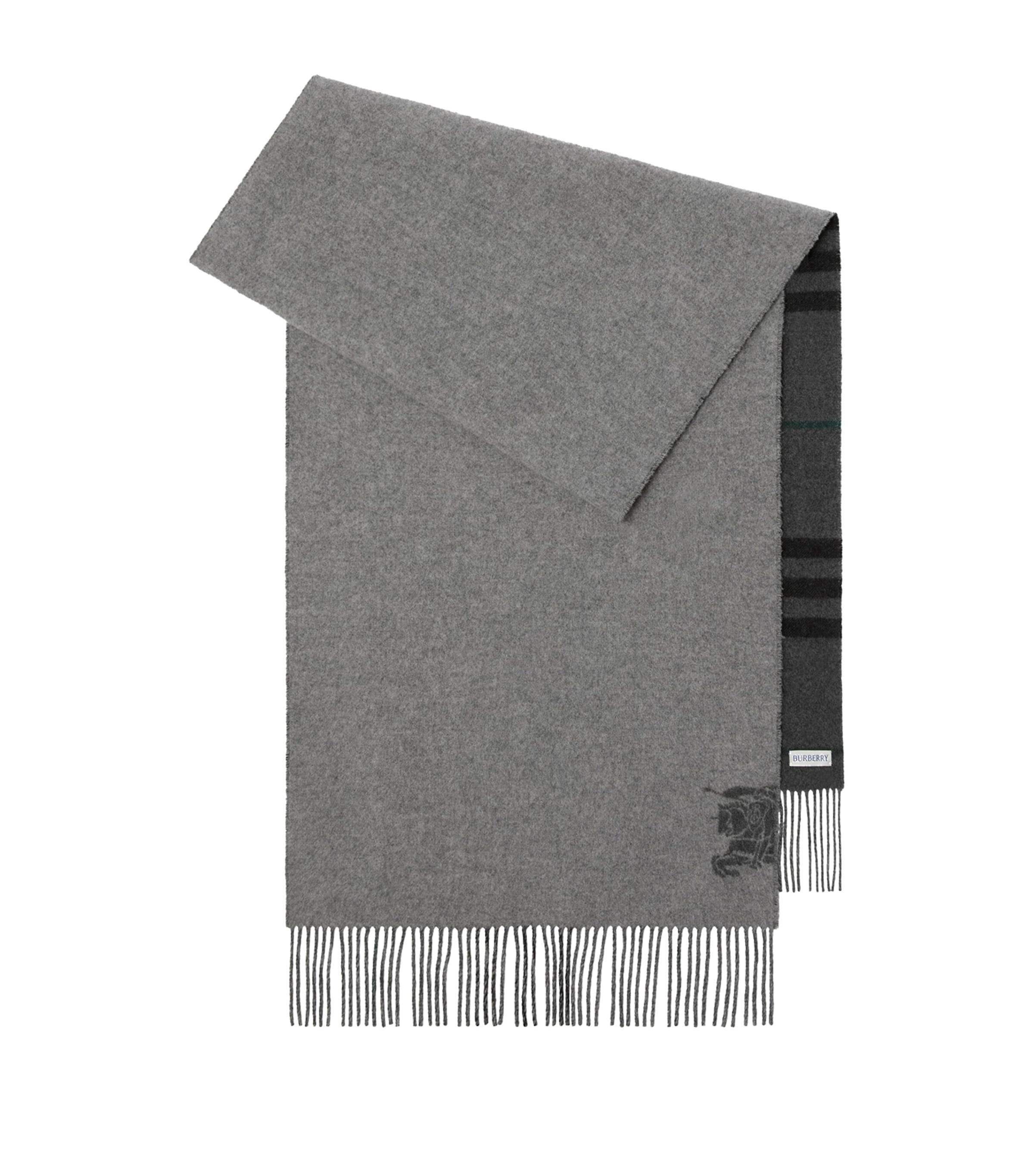 Cashmere Wide Reversible EKD Scarf