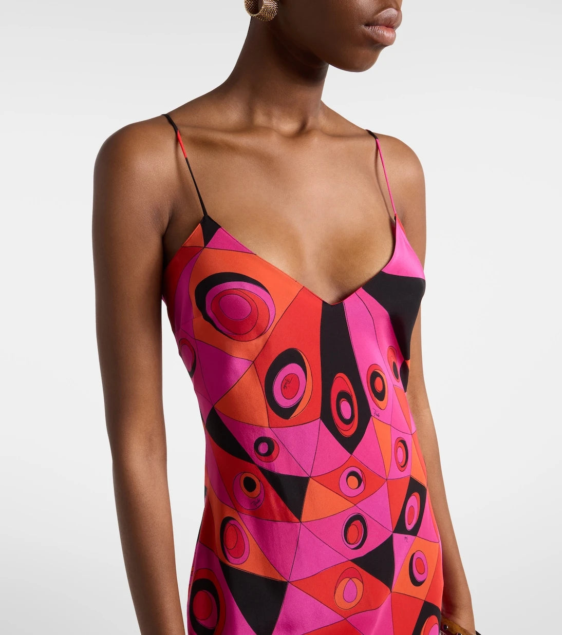 Pucci - Occhi silk twill gown
