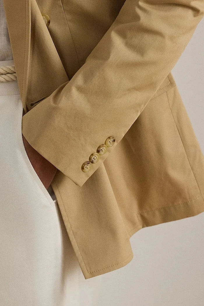 Lauren Ralph Lauren çift sıralı kadın pamuklu ceket