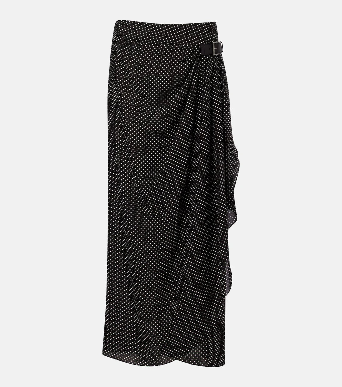 Tom Ford - Polka-dot silk midi skirt
