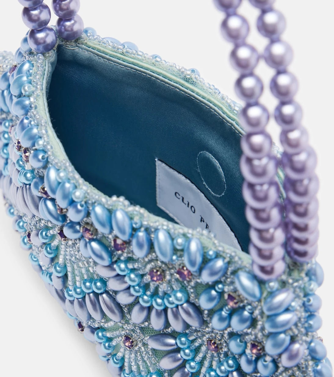 Clio Peppiatt - Scallop Mini embellished tote bag
