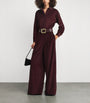 Red Corduroy Wide-Leg Trousers