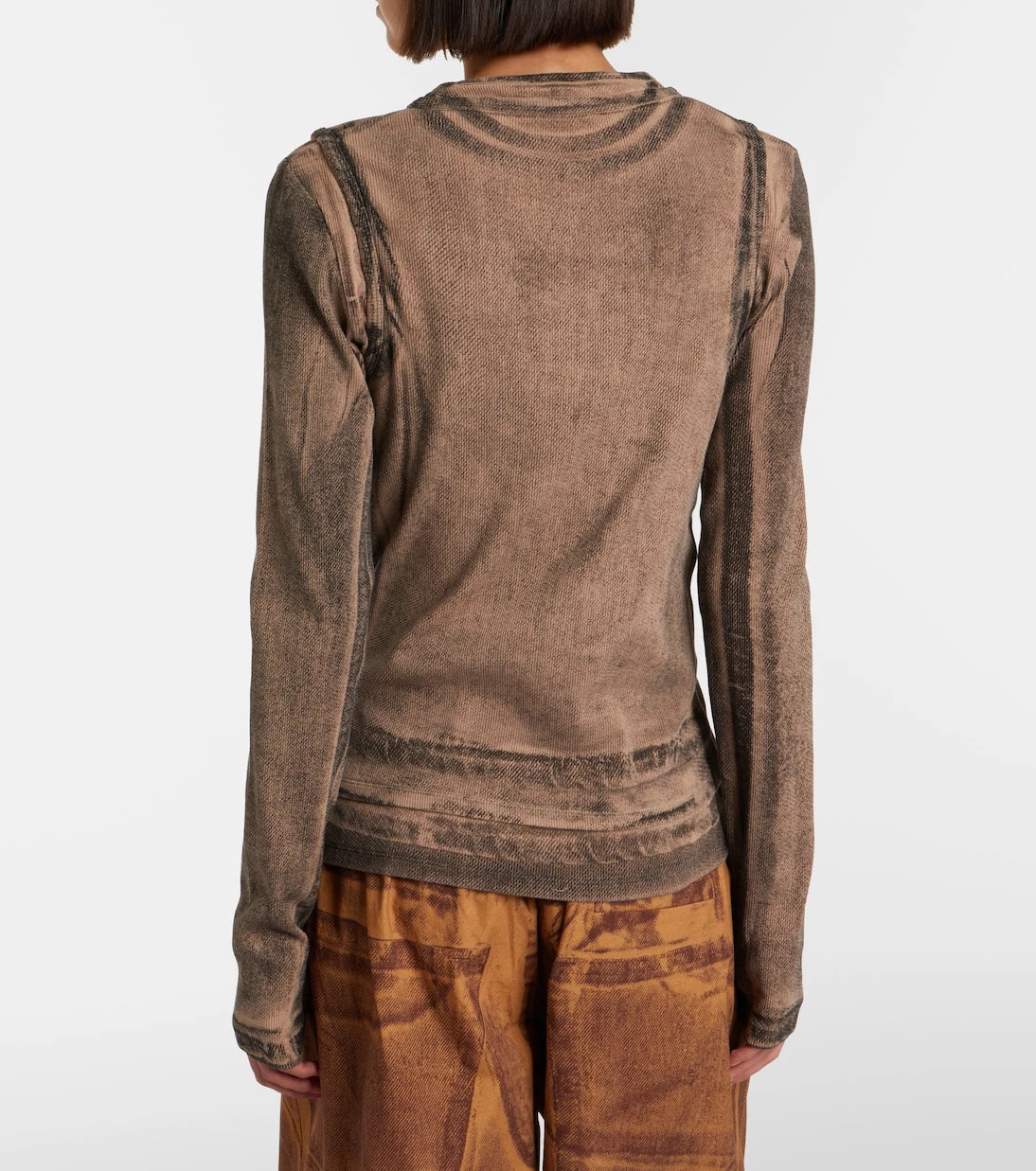 Acne Studios - Printed cotton-blend T-shirt