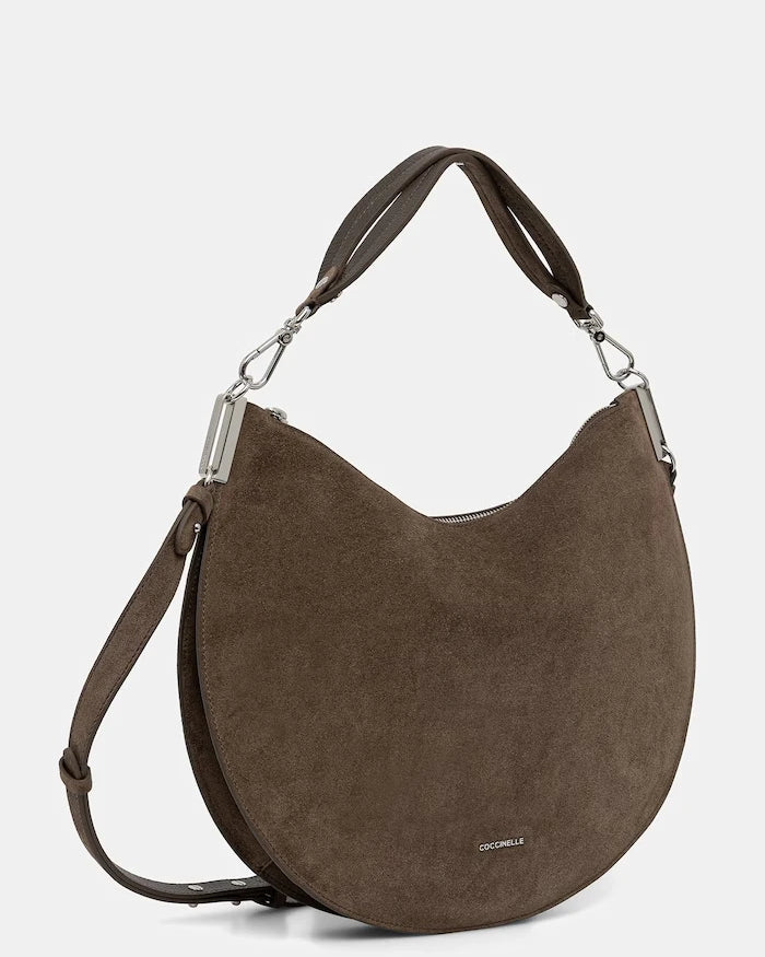Coccinelle kadın crossbody süet çanta COCCINELLESUNUP SUEDE