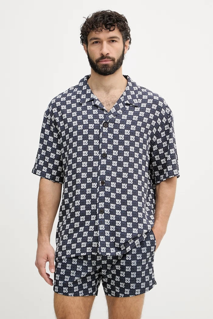 HUGO плажна риза мъжка BEACH SHIRT RELAXED