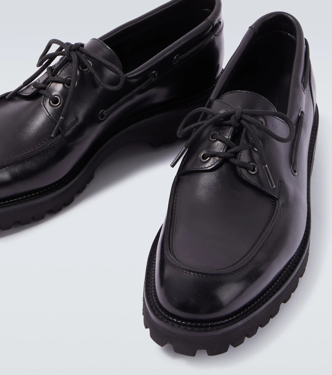 John Lobb - Tide leather boat shoes