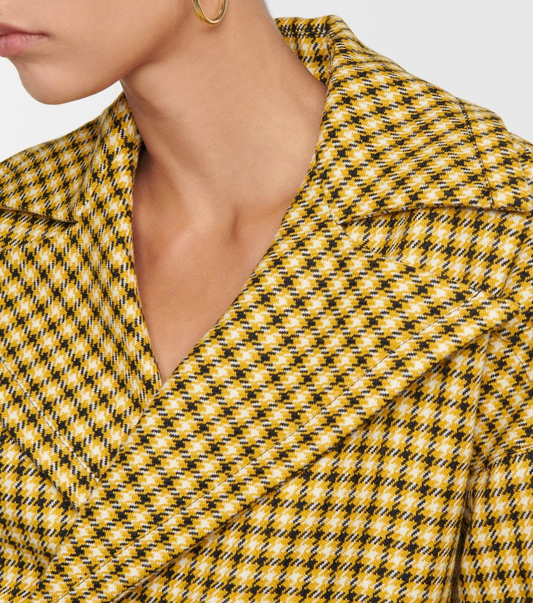 Plan C - Houndstooth wool blazer