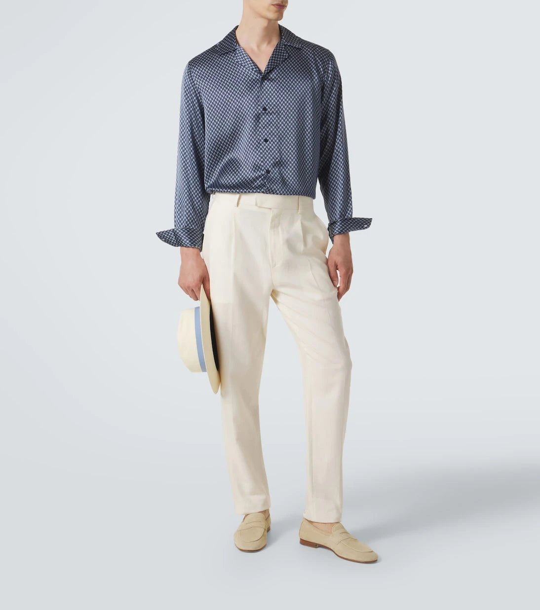 Frescobol Carioca - Safra silk shirt