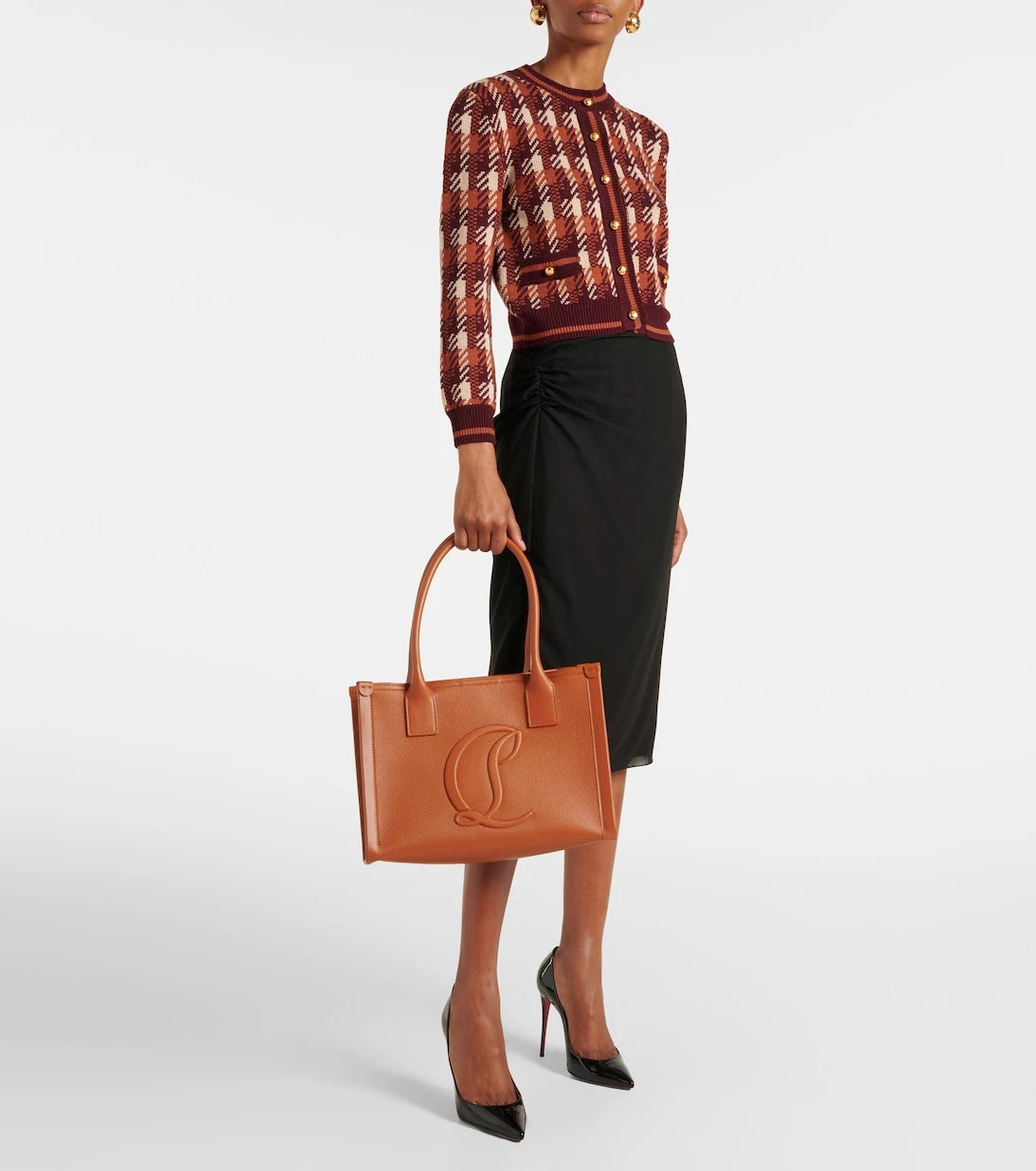 Christian Louboutin - By My Side Large leather tote bag