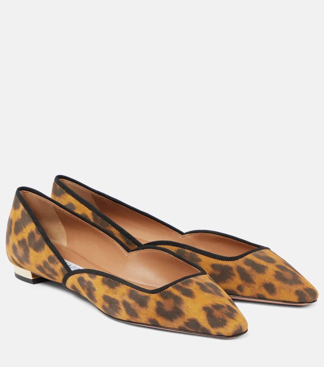 Aquazzura - Maia Flay leather ballet flats
