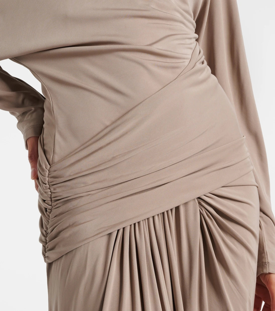 Christopher Esber - Vala draped jersey maxi dress