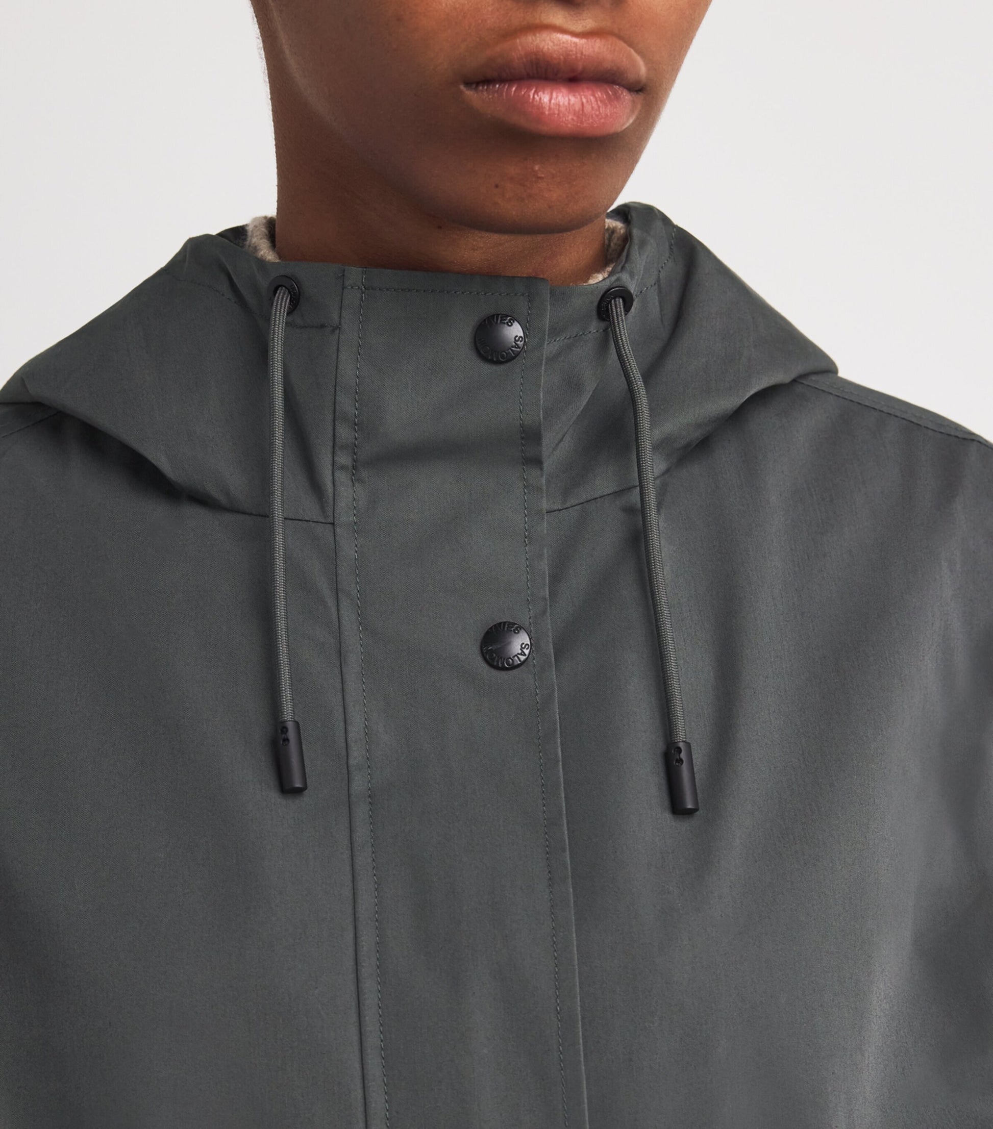 Yves Salomon Waterproof Fur-Trim Parka Coat