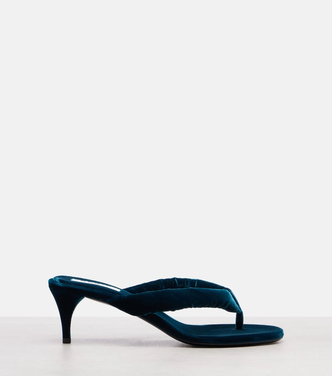 Alaïa - Velvet thong sandals