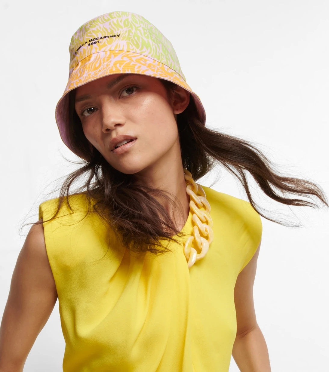 Stella McCartney - Printed cotton bucket hat