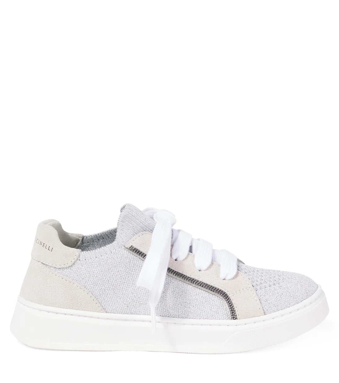 Brunello Cucinelli Kids - أحذية رياضية من الجلد السويدي